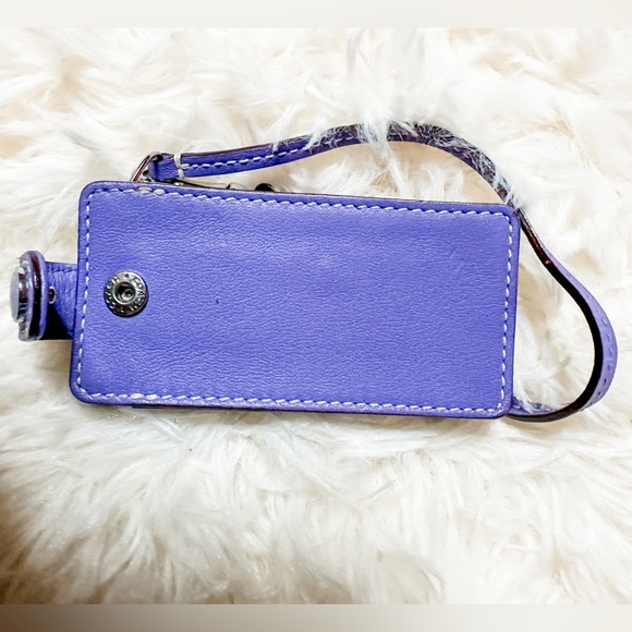 Coach iPod Nano Purple Leather Case - Picture 3 of 3